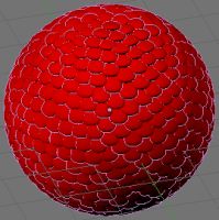 Image icosphere avec dupliverts