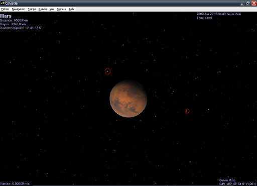 Mars et ses satellites