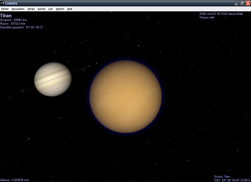 Titan et Saturne