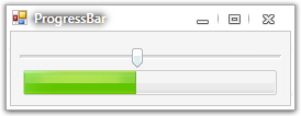 Une barre de progression