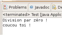 Capture d'exception