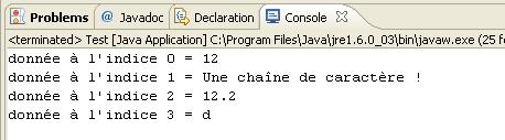 Parcours d'un ArrayList