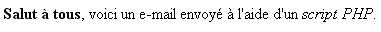 Format Html