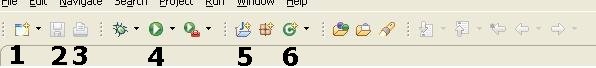 The Eclipse Toolbar