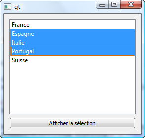 Sélection multiple