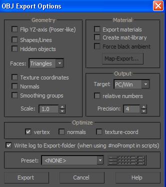 [OpenGL] Exporteur OBJ de 3Dsmax par damienklotz - page 1 - OpenClassrooms