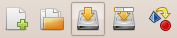 Enregistrer le diagramme par la barre d'outils