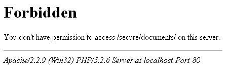 access denied