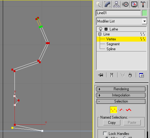 Selection vertex