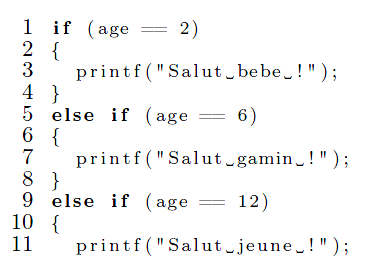 Citation de code