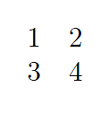 Tableau simple