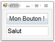 Un message s'affiche