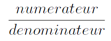 Fraction