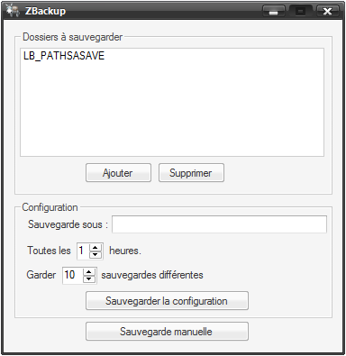 Mon programme ressemble à ça
