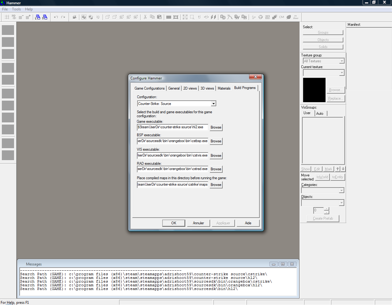 [Résolu] [HL2] Vbsp, vvis, vrad.exe ont cessé de fonctionner par Zér0