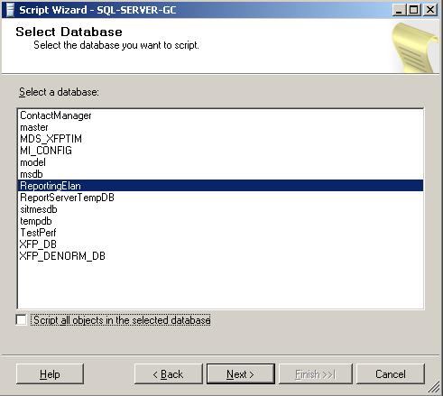 faire un dump avec SQL server 2004 par p0un - page 1 - OpenClassrooms