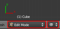 Mettez-vous en mode Wireframe dans le mode édition