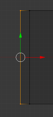 Le résultat de l'extrusion : 4 nouveaux points !