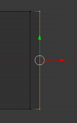Extrusion à droite