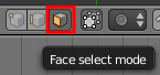 Utiliser la sélection par face