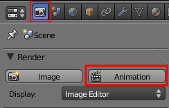 Le bouton Animation