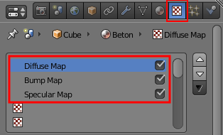 Lier un matériau à des textures