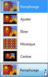 Position de l'image