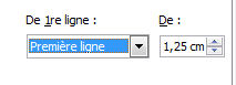 Définition précise du retrait de première ligne