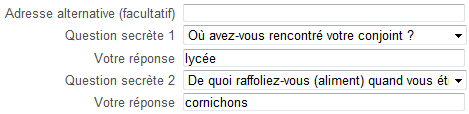 Remplissage du formulaire 4