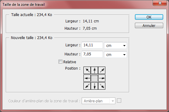 Les Dimensions D Une Zone De Travail Debuter Sur Adobe Photoshop