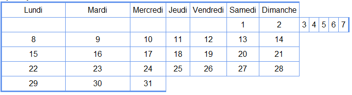 Méthode pour programmer un calendrier - Idée générale par quentindu16 ...