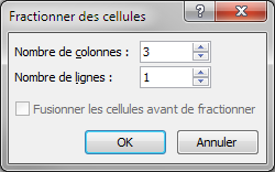 La cellule va être fractionnée en trois