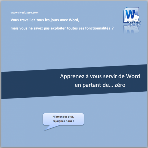 Le document est assez proche du résultat final