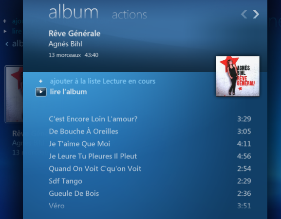 Lecture d'un album