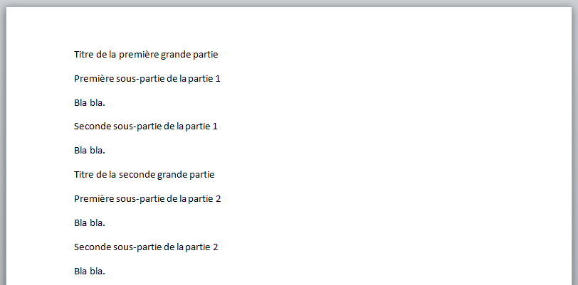 Texte sans mise en forme