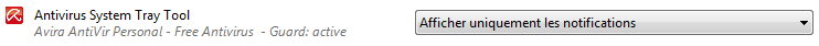 Afficher uniquement les notifications