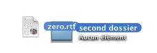Déplacer un fichier dans un dossier
