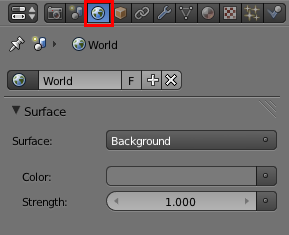 Le menu World