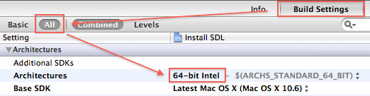 Il faut configurer le projet en 32 bits