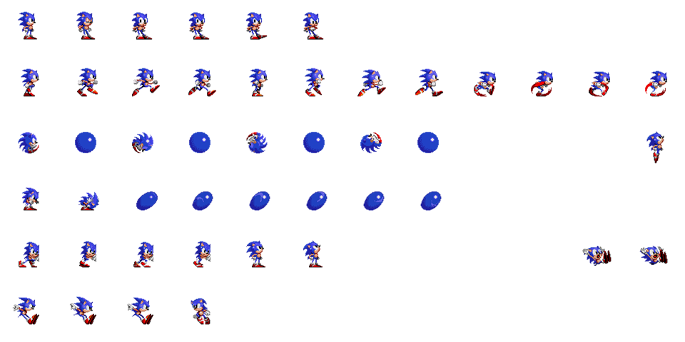 Спрайты соника для рисуем мультфильмы 2 вк