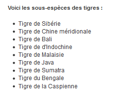 Une liste
