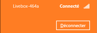 Se déconnecter d'un réseau sans fil