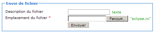 Rendu après envoi