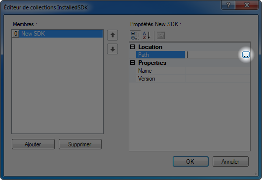 Mise en place du SDK