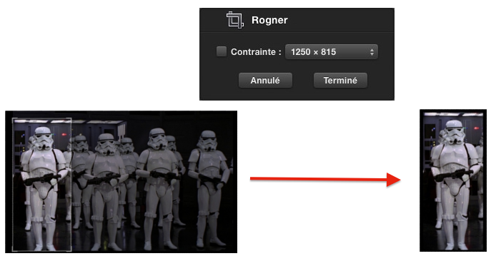 Rogner une photo