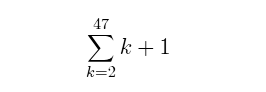 Une formule
