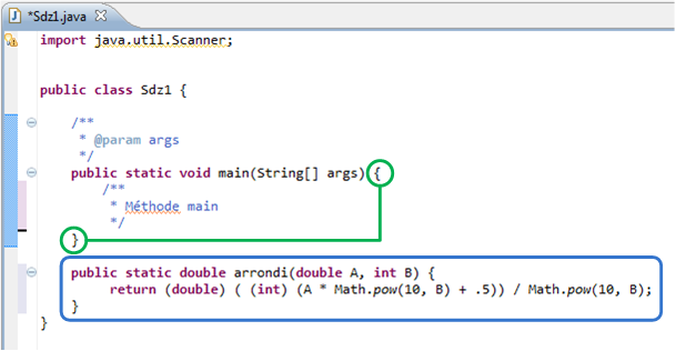 Les m thodes de classe Apprenez  programmer en Java  