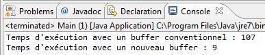 Test des objets du package java.nio