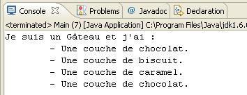 Résultat du test