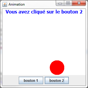 Utilisation de deux actions sur deux boutons